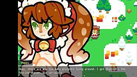 christmas hentai parody with poppy from league of legends in the snow