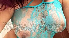 Hey titty lovers, craving this horny Asian slut's big natural tits?