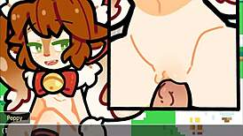 christmas hentai parody with poppy from league of legends in the snow