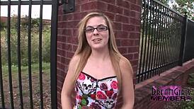 Nerdy Cutie Strips Naked and Flashes in Ybor City