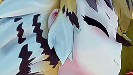 Bengaru Tora Kemono Friends anime delivers raw hentai action.