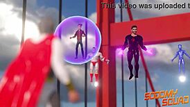 Sodomysquad - Gay Heroes in Super Group Suck and Fuck