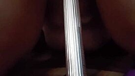 fat bbw amateur rides big monster cock dildo all the way in pov?