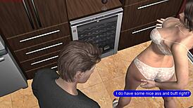 Matt plays rough with bus stop girl in shaved pussy creampie roleplay.