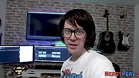 first time newbie sucks leeds dork in british amateur blowjob scene