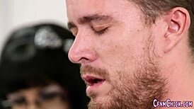 hey, check this fetish cfnm mistress making dudes cum in wild european group action!