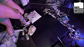 Submissive Gay Axel Abysse Ass Stretched to Limits!