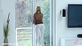 Nikki and Aria's Emotional Office Lesbian Encounter