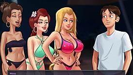 oh wow, bent over for doggystyle with shaved pussy and small tits!