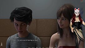 Golden boy 18 in hentai cosplay with big tits and old not-son getting sexy! 😍