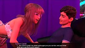 Stepsister gives MILF a good handjob.