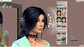 Creating an Indian-Looking Teen Girl Sim in 3D