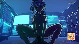 2d animation with riding scenes