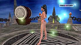 Animated Cartoon of Indian Bhabhi in Sexy Positions