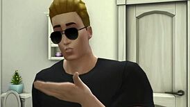 Johnny Bravo fucks his cartoon clone intensely