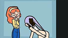 Animated Girl Wedgies Compilation 1 with Wild Action Scenes