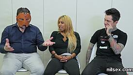 foxy chick endures ass to mouth and anal therapy in butthole madhouse