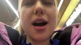 Teen webcam girl toys her ass outdoors