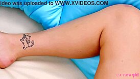 Sweet Blonde Reveals Stunning Figure in Casting on Sofa with Family Photoshoot Drama