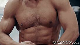 Muscular Black Gay Dillon Diaz Jacks Off Huge BBC