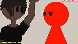 I accidentally join a big ass threesome