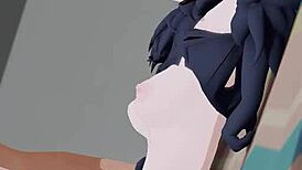 watch kazusa beast in this 3d anime hentai adventure?