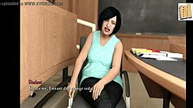 Exploring the dik route in Being a Dik 21 with 3D cartoon characters. Anime hentai style adventure unfolds.