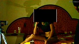 Mexican Woman Enjoying a Treat