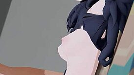 watch kazusa beast in this 3d anime hentai adventure?