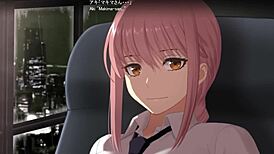 Makima gets a dripping creampie in wild anime hentai action after intense banging session.