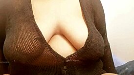 asian college student flaunts big sexy tits