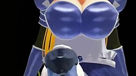 Intense Scenes from Girl B Hero Part 9 Featuring Leticia 2 in Anime Style.