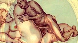 Vintage Erotic Drawings Showcase Sensual Antique Anime Style