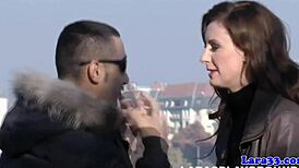 bound mature euro gets cum on ass after classy sex. stockings and doggystyle in intriguing storyline.