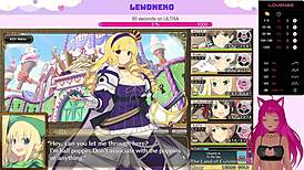 vtuber lewdneko plays evenicle with huge tits exposed