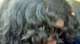 Streetwalker didn't notice I came inside her during raw public action