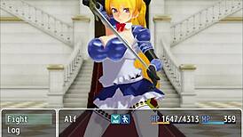 Intense Scenes from Girl B Hero Part 9 Featuring Leticia 2 in Anime Style.