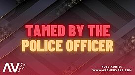 Police officer undergoes chastity cage training in gay audio story