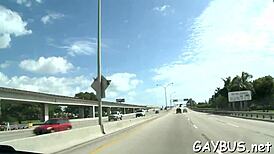 Two gay guys indulge in bareback fun