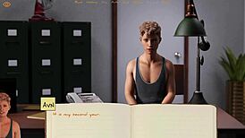 bound to college 01 - meeting my new gay roommate. cute anime game with curvy characters.