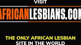 ebony lesbian pickup turns into raw african toilet sex with natural tits
