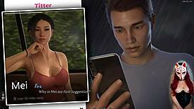 dreamland ep 19: fingering her slutty pussy in public