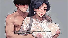 Archalchemy taboo hentai game ep 5 stepmom deepthroats in front of roommate