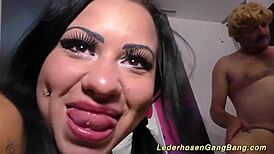 Ever been to a wild German lederhosen bukkake bash?