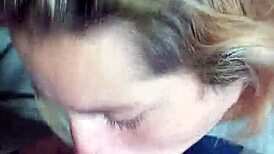 Latina friend swallows sloppy cum after deepthroat sucking