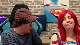 Uk milf devon breeze subtly sucks big cock in casting