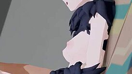 watch kazusa beast in this 3d anime hentai adventure?