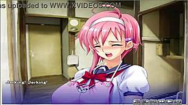 In apartment of love ep 11, she gets double penetrated in hentai style