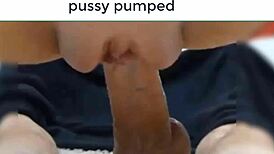 Rubbing and fucking wet pussy