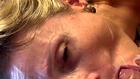 Blonde Gets Facial Cumshot!